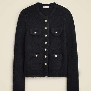 J. Crew Textured sweater lady jacket